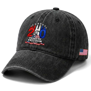 250 Years of Freedom Abraham Lincoln Patriotic Washed Cotton Baseball Cap US Fighter Jets Red White and Blue 1776 to 2026 Semiquincentennial TS02 Print Your Wear