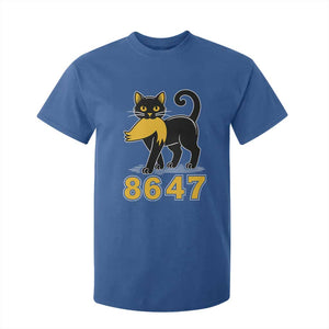8647 Black Cat Golden Hair Prey T Shirt For Kid Funny Coded Political Satire TS02 Royal Blue Print Your Wear