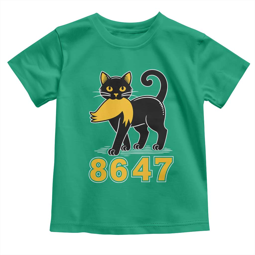 8647 Black Cat Golden Hair Prey Toddler T Shirt Funny Coded Political Satire TS02 Irish Green Print Your Wear