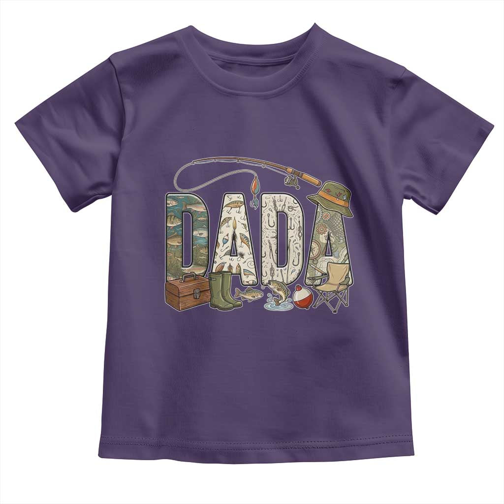Best Fishing Dada Retro Vintage Outdoorsman Toddler T Shirt Bass Angler Dad Fisherman Fathers Day Gift for Men