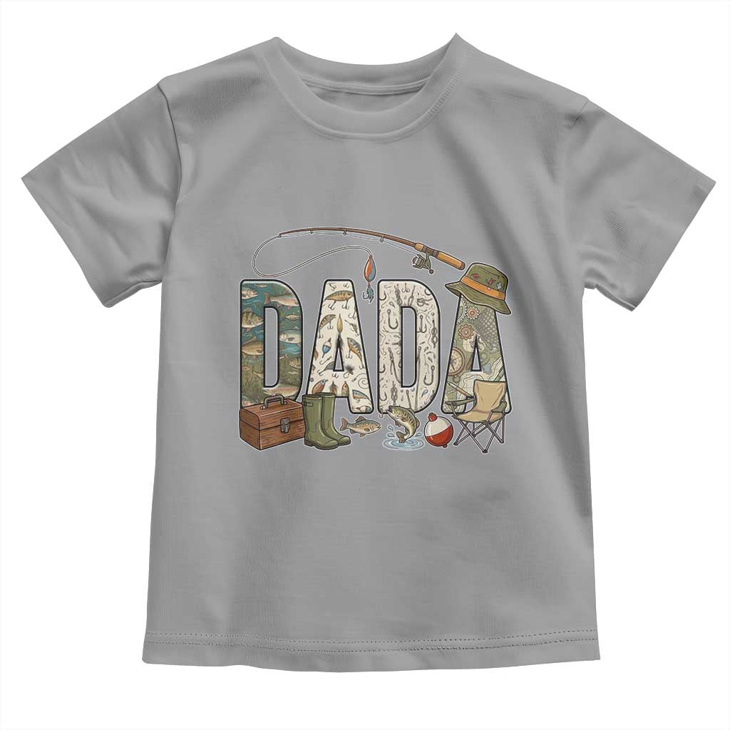 Best Fishing Dada Retro Vintage Outdoorsman Toddler T Shirt Bass Angler Dad Fisherman Fathers Day Gift for Men