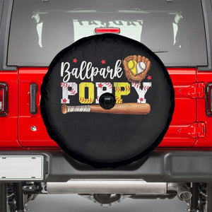 Ballpark Poppy Baseball and Softball Grandpa Spare Tire Cover Sports Grandfather Game Day Birthday Gifts
