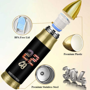 Veteran PTSD Bullet Tumbler 22 Every Day American Flag Dog Tags Suicide Awareness TS02 Print Your Wear