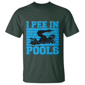Swimming T Shirt I Pee In Pools Funny Pool Lovers Sarcastic Sayings Swimmers TS02 Printyourwear