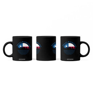 Strong Texas Coffee Mug Retro Flag Resilient Texans Pride TS02 Print Your Wear