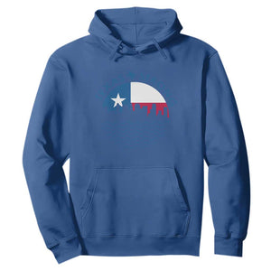Strong Texas Hoodie Retro Flag Resilient Texans Pride TS02 Royal Blue Print Your Wear