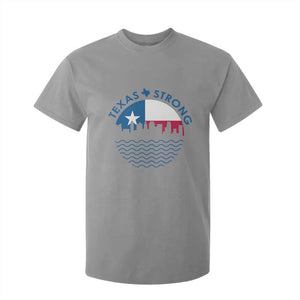 Strong Texas T Shirt For Kid Retro Flag Resilient Texans Pride TS02 Sport Gray Print Your Wear