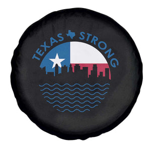 Strong Texas Spare Tire Cover Retro Flag Resilient Texans Pride TS02 Print Your Wear