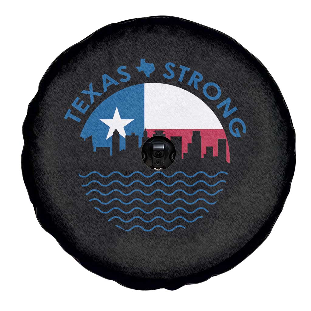Strong Texas Spare Tire Cover Retro Flag Resilient Texans Pride TS02 Print Your Wear
