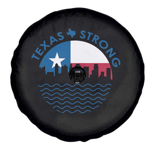 Strong Texas Spare Tire Cover Retro Flag Resilient Texans Pride TS02 Print Your Wear