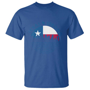 Strong Texas T Shirt Retro Flag Resilient Texans Pride TS02 Royal Blue Print Your Wear
