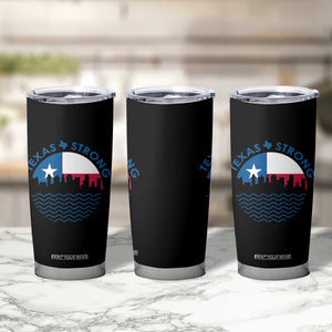 Strong Texas Tumbler Cup Retro Flag Resilient Texans Pride TS02 Print Your Wear
