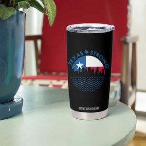 Strong Texas Tumbler Cup Retro Flag Resilient Texans Pride TS02 Print Your Wear