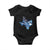 Texas Pride Baby Onesie The Stars at Night Are Big and Bright TS02 Black Print Your Wear