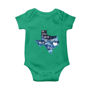 Texas Pride Baby Onesie The Stars at Night Are Big and Bright TS02 Irish Green Print Your Wear