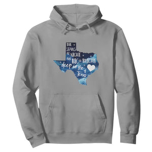 Texas Pride Hoodie The Stars at Night Are Big and Bright TS02 Sport Gray Print Your Wear