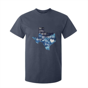 Texas Pride T Shirt For Kid The Stars at Night Are Big and Bright TS02 Navy Print Your Wear