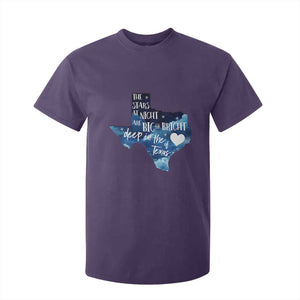 Texas Pride T Shirt For Kid The Stars at Night Are Big and Bright TS02 Purple Print Your Wear