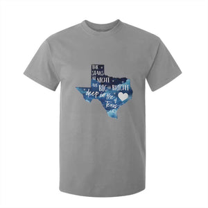 Texas Pride T Shirt For Kid The Stars at Night Are Big and Bright TS02 Sport Gray Print Your Wear