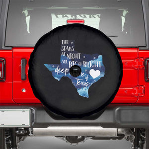 Texas Pride Spare Tire Cover The Stars at Night Are Big and Bright TS02 Black Print Your Wear