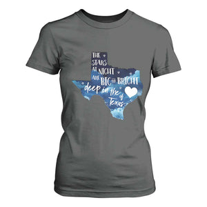 Texas Pride T Shirt For Women The Stars at Night Are Big and Bright TS02 Dark Heather Print Your Wear