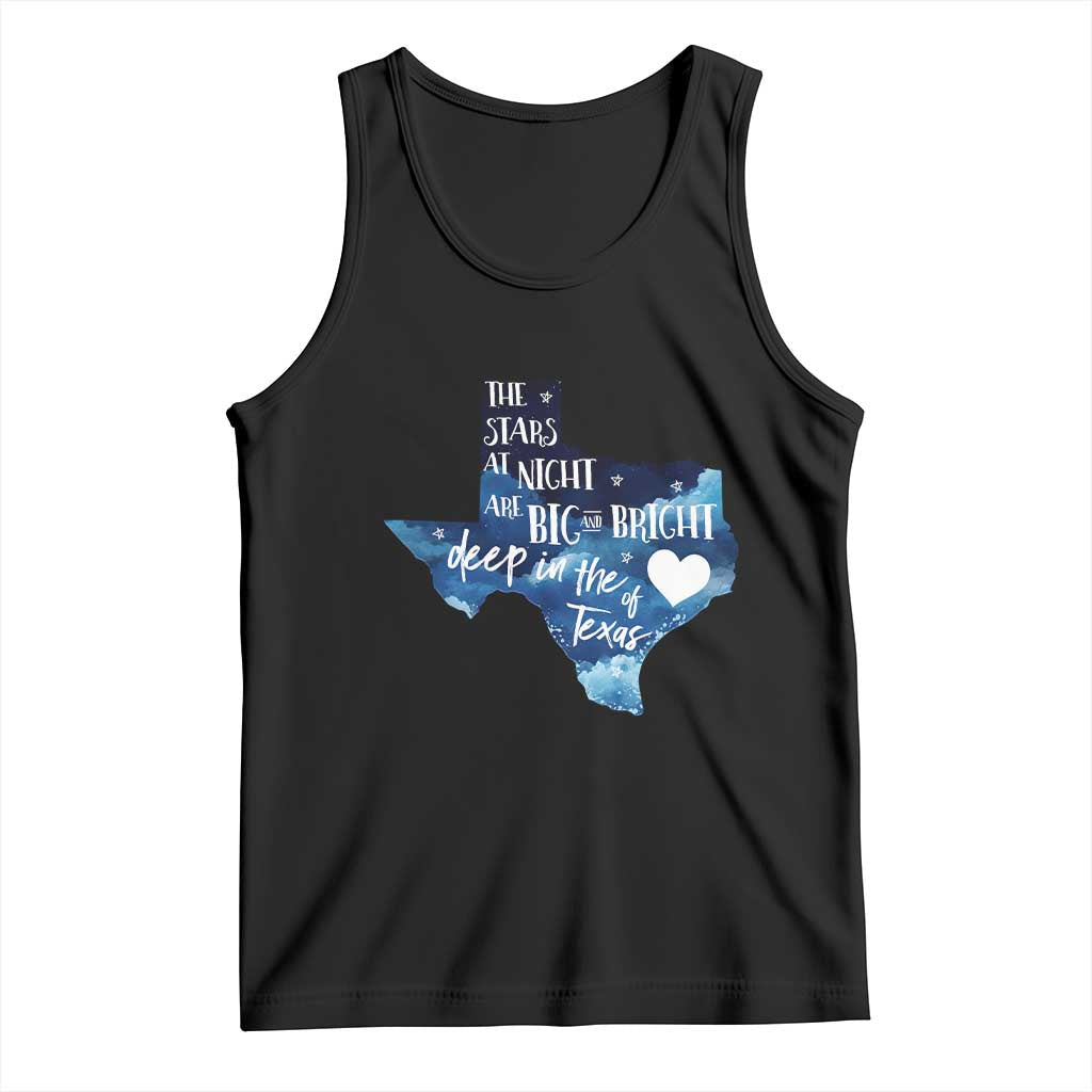 Texas Pride Tank Top The Stars at Night Are Big and Bright TS02 Black Print Your Wear