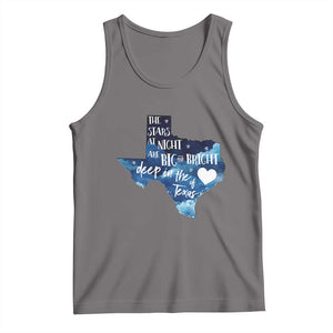 Texas Pride Tank Top The Stars at Night Are Big and Bright TS02 Deep Heather Print Your Wear