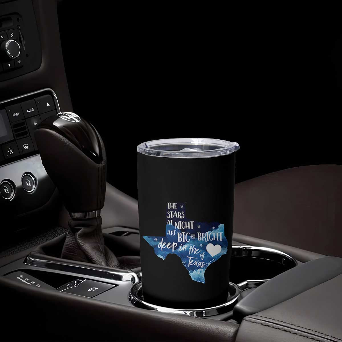 Texas Pride Tumbler Cup The Stars at Night Are Big and Bright TS02 Print Your Wear