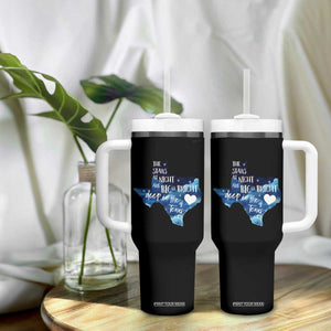 Texas Pride Tumbler With Handle The Stars at Night Are Big and Bright TS02 Print Your Wear