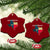 Strong Texas Ceramic Ornament Retro Lone Star State Pride Distressed Flag TS02 Print Your Wear