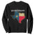 Strong Texas Sweatshirt Retro Lone Star State Pride Distressed Flag TS02 Black Print Your Wear