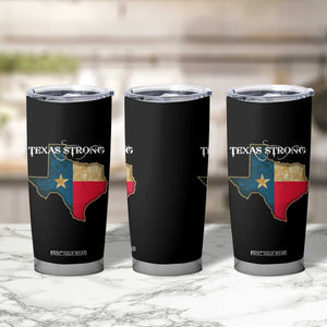 Strong Texas Tumbler Cup Retro Lone Star State Pride Distressed Flag TS02 Print Your Wear