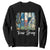 Retro Strong Texas Sweatshirt Bluebonnets Longhorn Cowboy Western Pride TS02 Black Print Your Wear