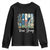 Retro Strong Texas Youth Sweatshirt Bluebonnets Longhorn Cowboy Western Pride TS02 Black Print Your Wear