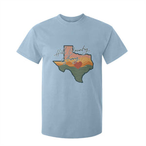 Hill Country Strong T Shirt For Kid Texas Pride for Resilient Texans Retro TS02 Light Blue Print Your Wear