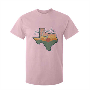 Hill Country Strong T Shirt For Kid Texas Pride for Resilient Texans Retro TS02 Light Pink Print Your Wear