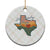 Hill Country Strong Ceramic Ornament Texas Pride for Resilient Texans Retro TS02 1pc Christmas Plaid Print Your Wear