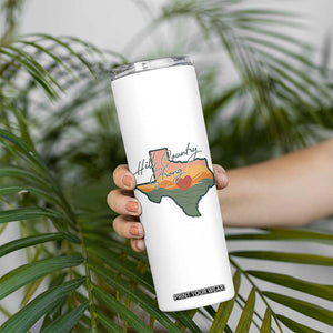 Hill Country Strong Skinny Tumbler Texas Pride for Resilient Texans Retro TS02 Print Your Wear
