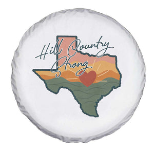 Hill Country Strong Spare Tire Cover Texas Pride for Resilient Texans Retro TS02 Print Your Wear