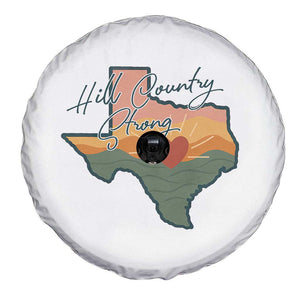 Hill Country Strong Spare Tire Cover Texas Pride for Resilient Texans Retro TS02 Print Your Wear