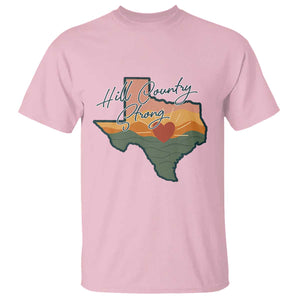 Hill Country Strong T Shirt Texas Pride for Resilient Texans Retro TS02 Light Pink Print Your Wear