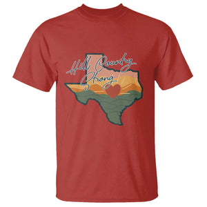 Hill Country Strong T Shirt Texas Pride for Resilient Texans Retro TS02 Red Print Your Wear