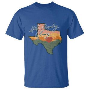 Hill Country Strong T Shirt Texas Pride for Resilient Texans Retro TS02 Royal Blue Print Your Wear