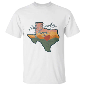 Hill Country Strong T Shirt Texas Pride for Resilient Texans Retro TS02 White Print Your Wear