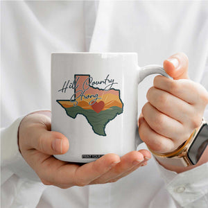 Hill Country Strong Coffee Mug Texas Pride for Resilient Texans Retro TS02 Print Your Wear