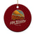 Hill Country Strong Ceramic Ornament Texas Support Retro Enchanted Rock TS02 1pc Red Print Your Wear