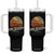 Hill Country Strong Tumbler With Handle Texas Support Retro Enchanted Rock TS02 One Size: 40 oz Black Print Your Wear
