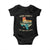 Kerr County Texas Baby Onesie Retro Hill Country Nature Scene Outdoors TS02 Black Print Your Wear
