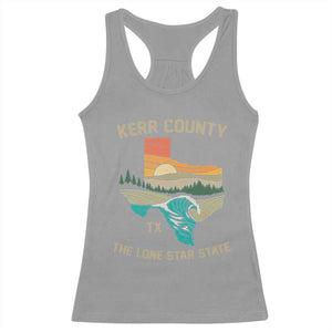Kerr County Texas Racerback Tank Top Retro Hill Country Nature Scene Outdoors TS02 Sport Gray Print Your Wear