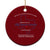 Kerr County Strong Christian Ceramic Ornament Texas Faith Hope Resilient Texans TS02 1pc Red Print Your Wear